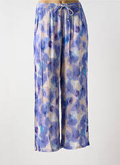 Pantalon droit bleu AGATHE & LOUISE pour femme seconde vue
