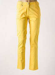 Pantalon droit jaune AGATHE & LOUISE pour femme seconde vue