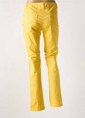 Pantalon droit jaune AGATHE & LOUISE pour femme seconde vue