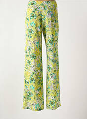 Pantalon droit vert ANDAMIO pour femme seconde vue