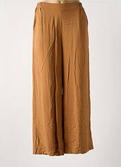 Pantalon large marron AGATHE & LOUISE pour femme seconde vue