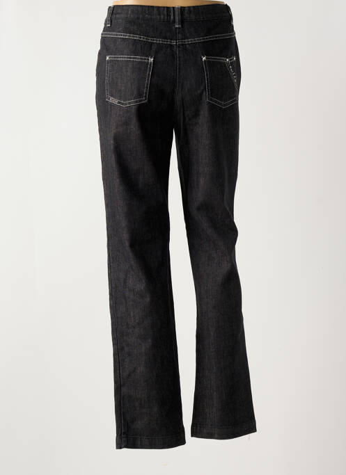 Jeans coupe droite noir LEWINGER pour femme