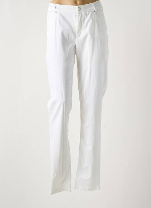 Pantalon droit blanc CISO pour femme