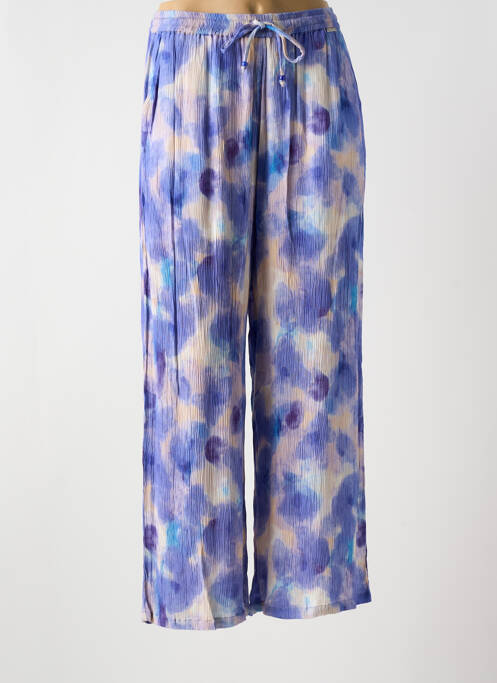 Pantalon droit bleu AGATHE & LOUISE pour femme