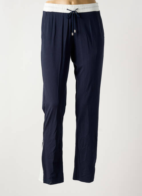 Pantalon droit bleu MERI & ESCA pour femme