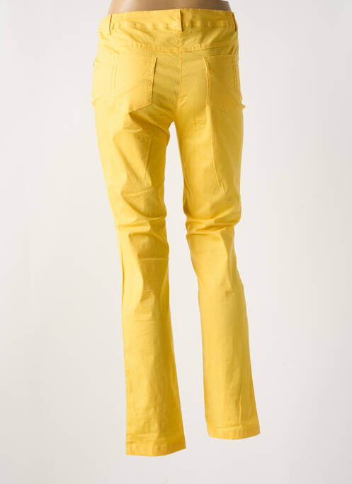 Pantalon droit jaune AGATHE & LOUISE pour femme