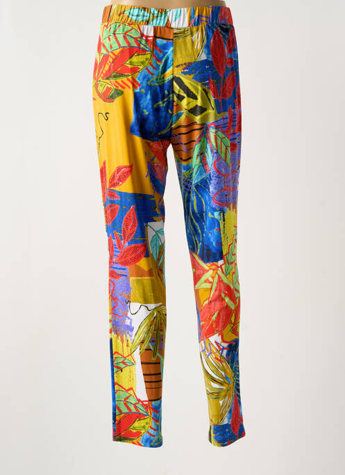 Pantalon droit jaune ARONA pour femme