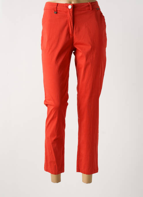 Pantalon droit rouge AGATHE & LOUISE pour femme