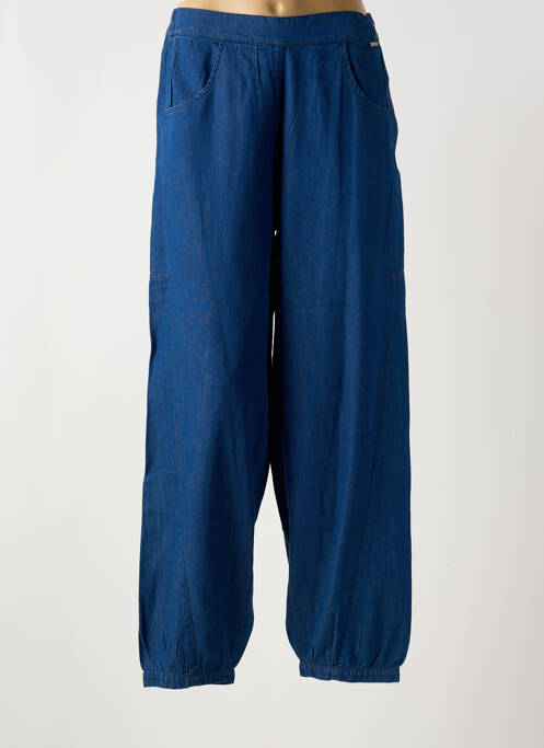 Pantalon large bleu AGATHE & LOUISE pour femme