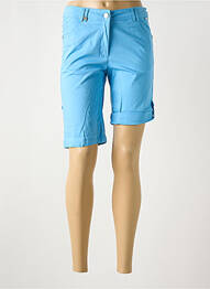 Pantacourt stretch taille normale bleu AGATHE & LOUISE femme