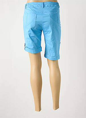 Pantacourt stretch taille normale bleu AGATHE & LOUISE femme