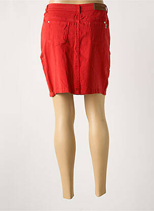 Jupe courte poches rouge AGATHE & LOUISE femme