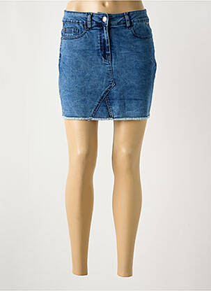 Jupe courte poches bleu AGATHE & LOUISE femme