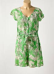 Combishort vert AGATHE & LOUISE pour femme seconde vue