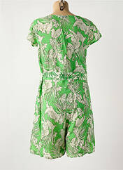 Combishort vert AGATHE & LOUISE pour femme seconde vue