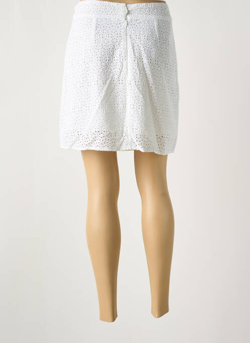 Jupe courte coupe droite blanc AGATHE & LOUISE femme