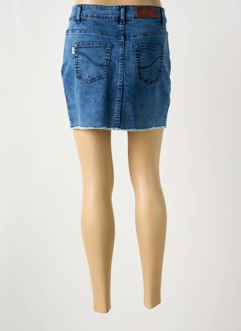 Jupe courte poches bleu AGATHE & LOUISE femme