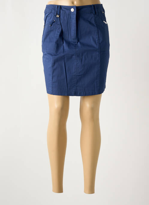 Jupe courte bleu AGATHE & LOUISE pour femme