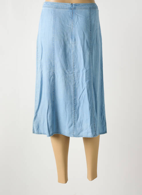 Jupe mi-longue bleu BARBARA LEBEK pour femme
