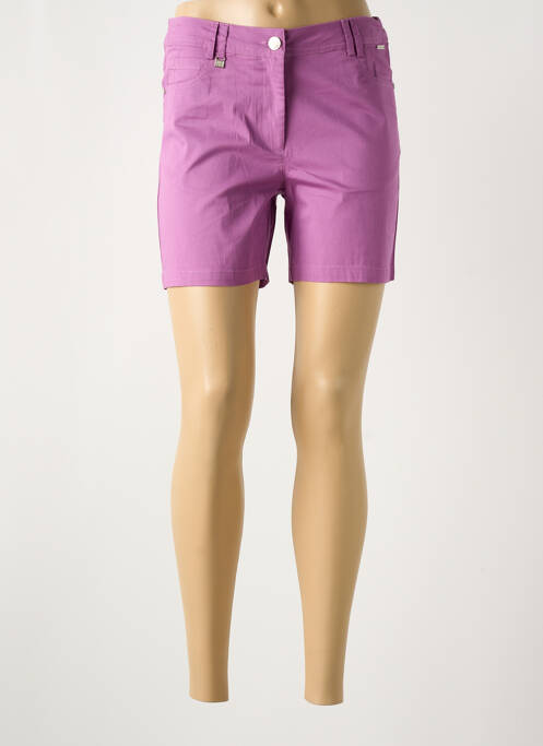 Short violet AGATHE & LOUISE pour femme