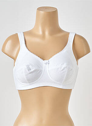 Soutien-gorge sans armature haut soutien-gorge emboitant blanc PIEGE femme