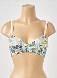 Soutien-gorge sans armature haut soutien-gorge balconnet blanc ANTIGEL femme