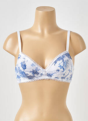 Soutien-gorge sans armature haut soutien-gorge balconnet blanc ANTIGEL femme