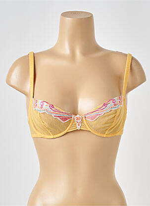 Soutien-gorge haut soutien-gorge balconnet haut soutien-gorge balconnet jaune LOU femme