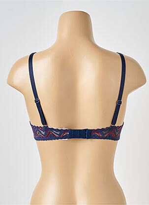 Soutien-gorge tissage tulle haut soutien-gorge emboitant bleu ANTIGEL femme