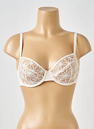Soutien-gorge légère et transparente haut soutien-gorge emboitant blanc LOU femme