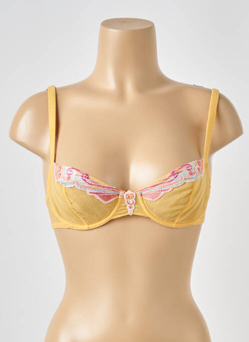 Soutien-gorge haut soutien-gorge balconnet haut soutien-gorge balconnet jaune LOU femme