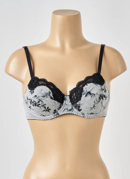 Soutien-gorge gris ANTIGEL pour femme