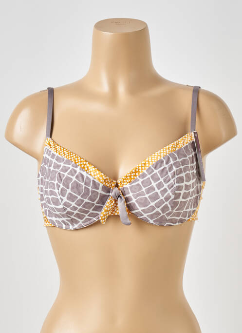 Soutien-gorge gris PRINCESSE TAM-TAM pour femme