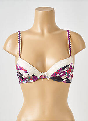 Soutien-gorge haut soutien-gorge moulé haut soutien-gorge moulé blanc BARBARA femme
