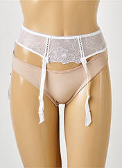 Guêpière/Porte-jarretelle blanc ANTINEA pour femme seconde vue