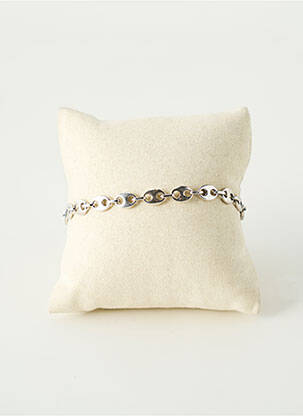 Bracelet fermeture fermoir mousqueton argent TATA GISELE homme