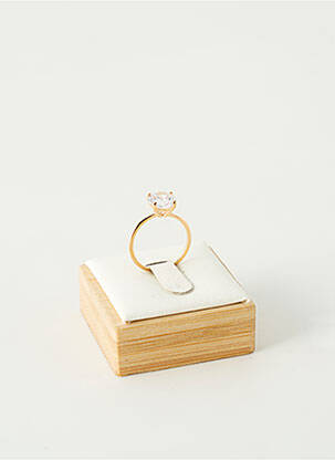 Bague ornement oxyde de zirconium or TATA GISELE femme