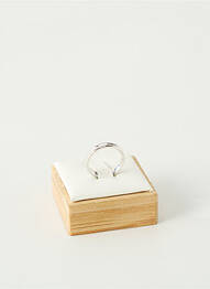 Bague matériaux argent argent TATA GISELE femme