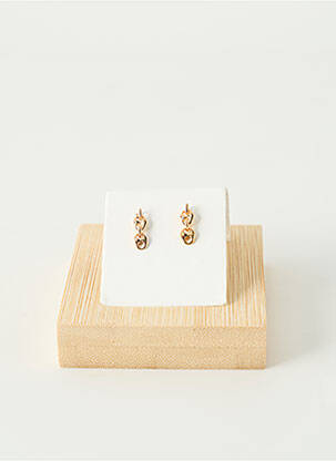 Boucles d’oreilles matériaux plaqué or or TATA GISELE femme