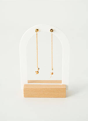 Boucles d’oreilles matériaux plaqué or or TATA GISELE femme