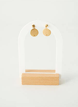 Boucles d’oreilles matériaux plaqué or or TATA GISELE femme