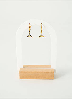 Boucles d’oreilles matériaux plaqué or or TATA GISELE femme