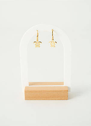 Boucles d’oreilles matériaux plaqué or or TATA GISELE femme