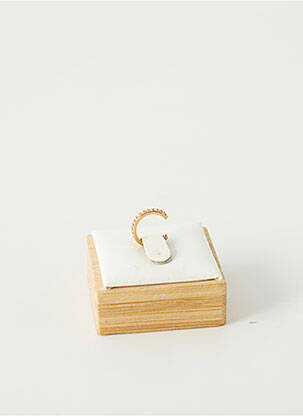 Boucle d'oreille mono ornement oxyde de zirconium or TATA GISELE femme