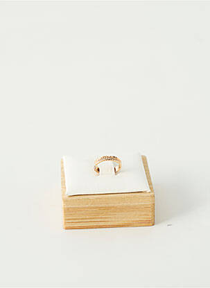 Boucle d'oreille mono matériaux plaqué or or TATA GISELE femme