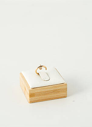 Boucle d'oreille mono ornement oxyde de zirconium or TATA GISELE femme