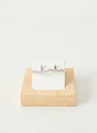 Boucles d’oreilles matériaux argent argent TATA GISELE femme