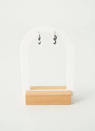 Boucles d’oreilles argent TATA GISELE homme