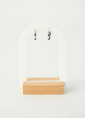 Boucles d’oreilles argent TATA GISELE pour homme seconde vue