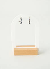 Boucles d’oreilles argent TATA GISELE pour homme seconde vue